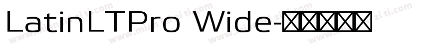LatinLTPro Wide字体转换